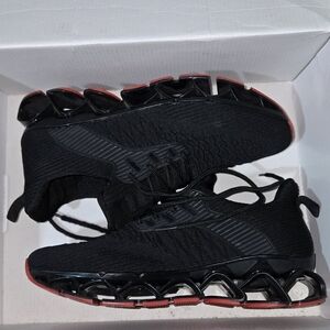 Black and Red Athletic Shoes